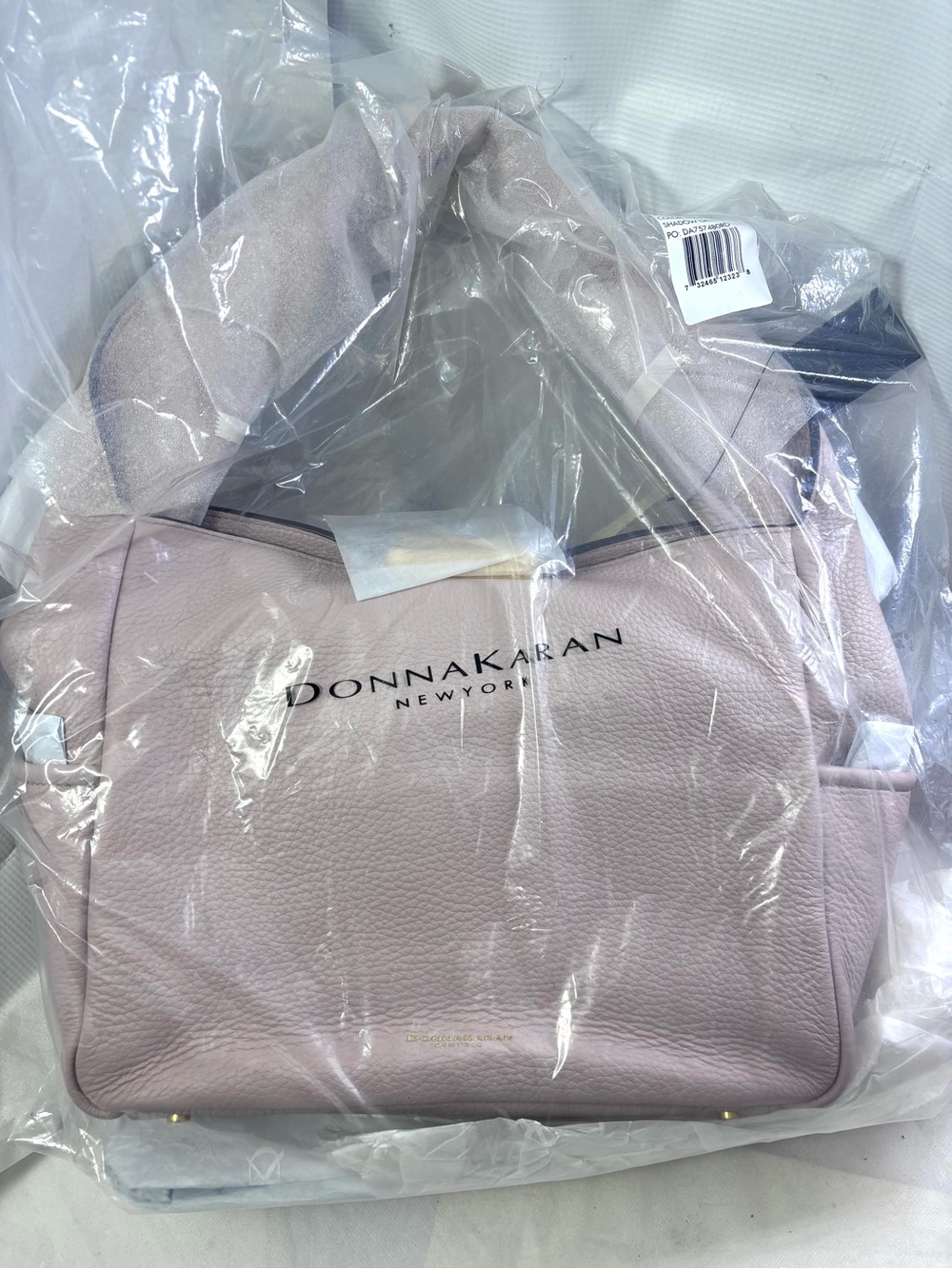 Donna Karan Amagansett Shoulder Bag. Shadow Gray.